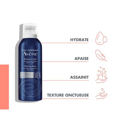 Avène MEN -partavaahto rauhoittava alkoholiton 200 ml
