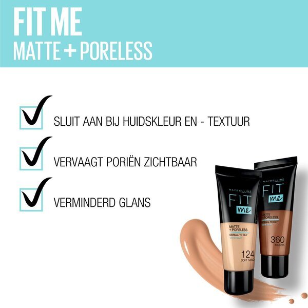Maybelline New York Fit Me Matte & Poreless tekoči puder 105 Natural Ivory