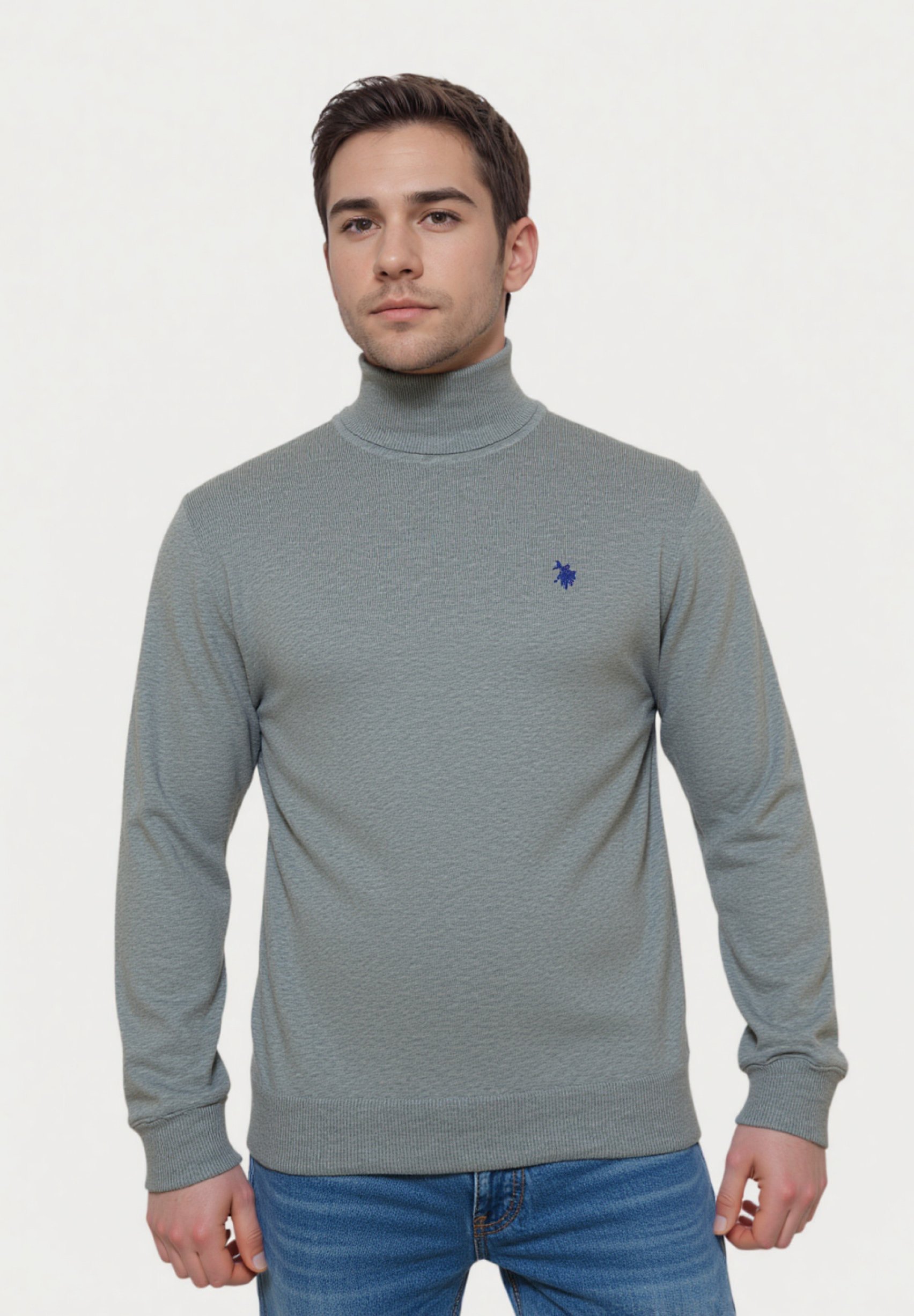 Polo americano Assn. ROLLKRAGEN - Maglione - grigio