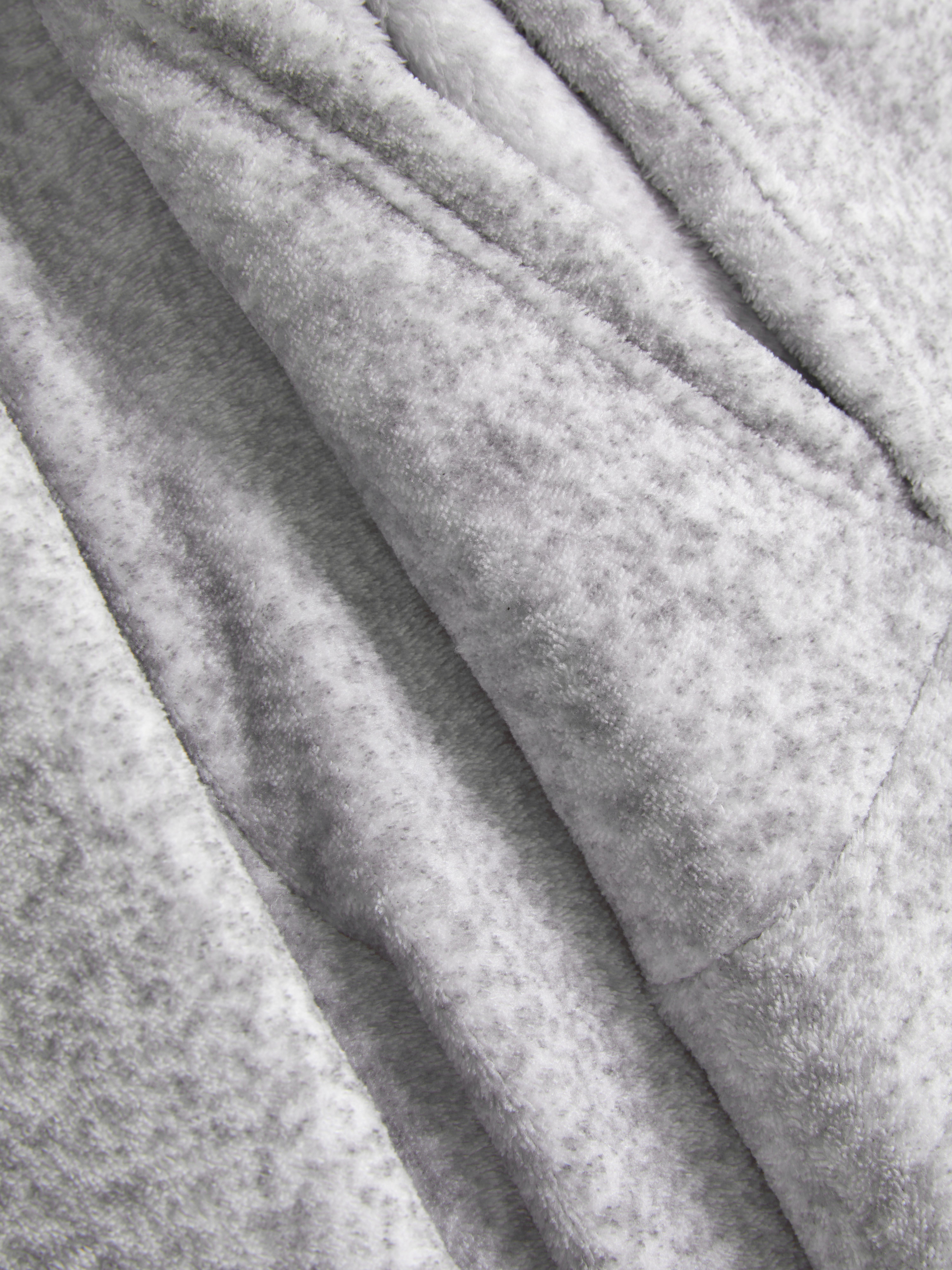 Pijamale din fleece cu glugă Pijamale calde din fleece cu glugă și manșete la gleznă