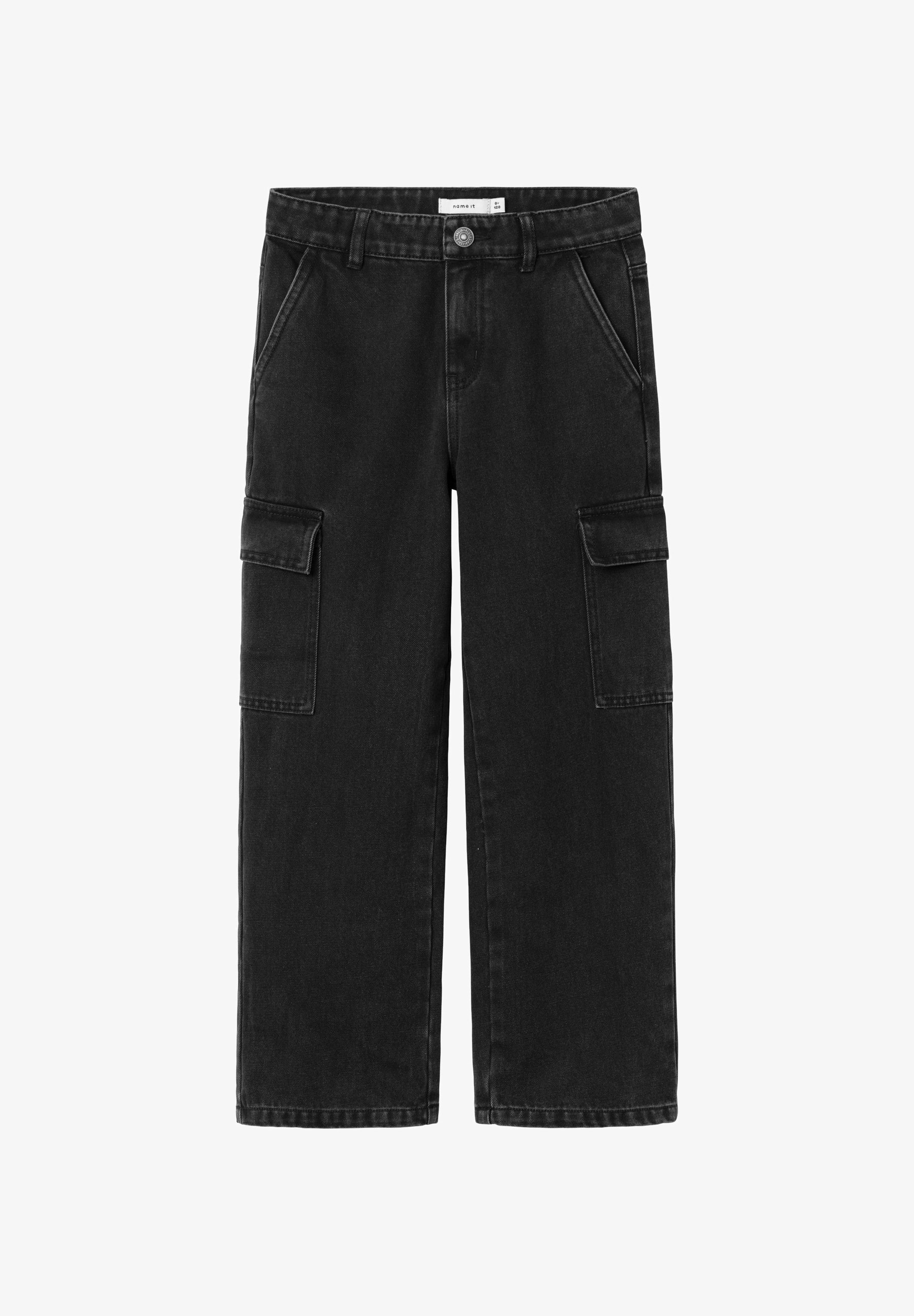 Noem het NKFROSE WIDE - Flared Jeans - zwart