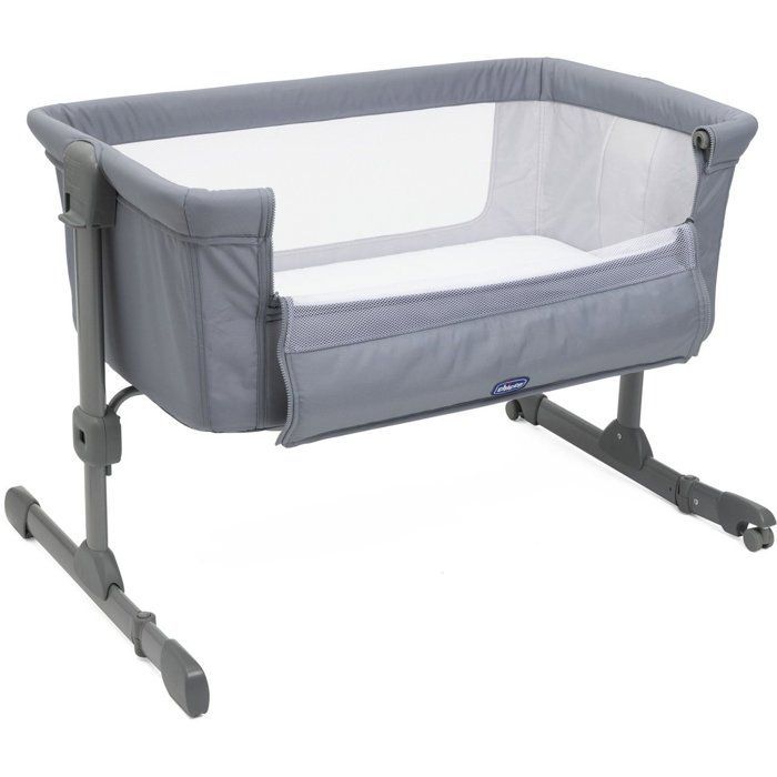 Berço Chicco Next2Me Essential para dormir junto com o bebê - Cor Stone