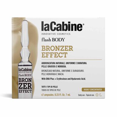 laCabine Body Flash -ampullit, aurinkopuuteria kirkastava vaikutus, 7 x 7 ml