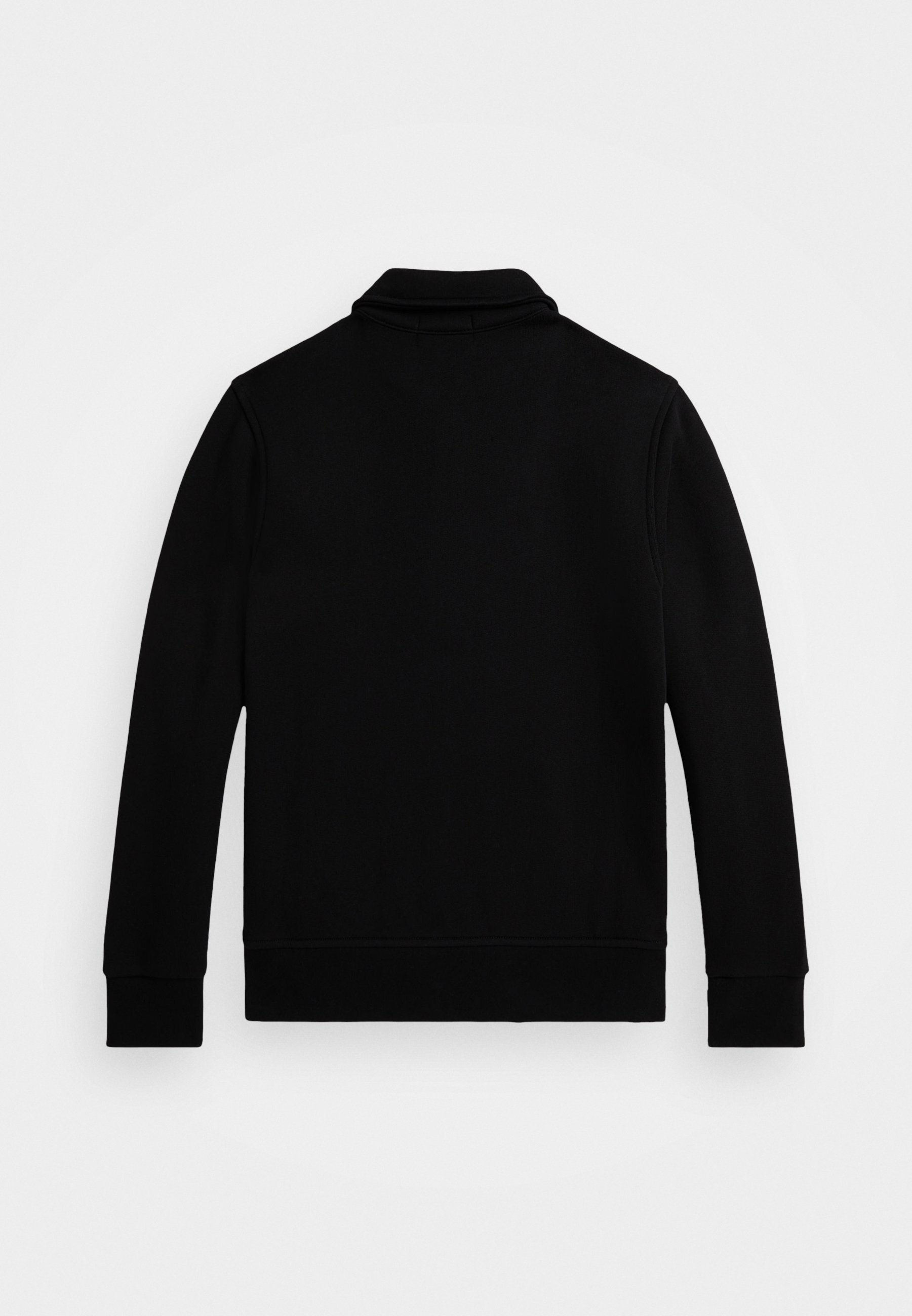 Polo Ralph Lauren FLEECE PULLOVER S ČETVRTINSKIM ZATVARAČEM - Majica s kapuljačom - crna