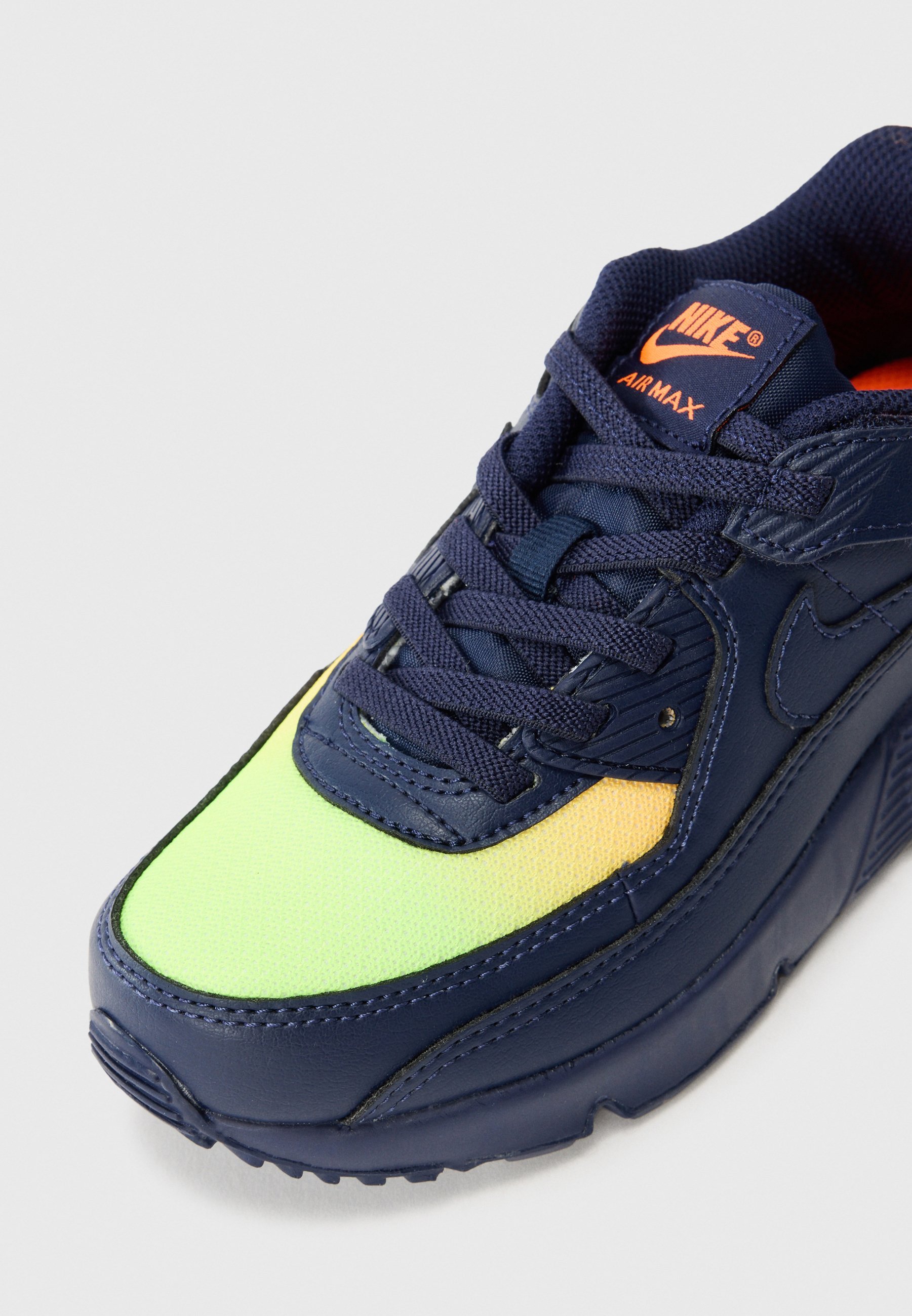 Nike Sportswear AIR MAX 90 EASYON UNISEX - Sneakers - lemon venom/blackened blue/hyper crimson/laser orange