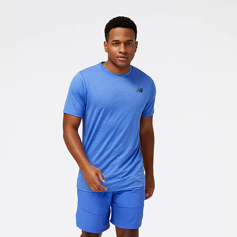 Tricou bărbătesc Tenacity - MARINE BLUE HEATHER