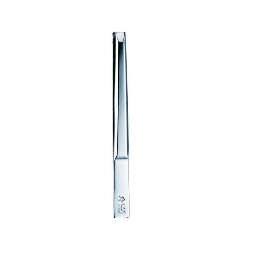 Okasta pinceta u obliku strelice 8 cm, ravna, poniklana – 1 komad