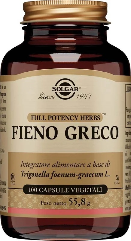 SOLGAR Fenegriek 1 capsule Koolhydraatmetabolisme