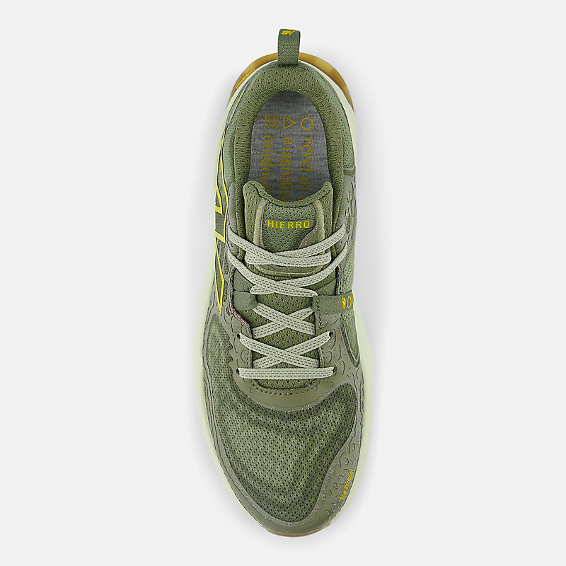 Fresh Foam X Hierro v8 für Männer – Dunkles Peridot mit Olivin und Flechtengrün