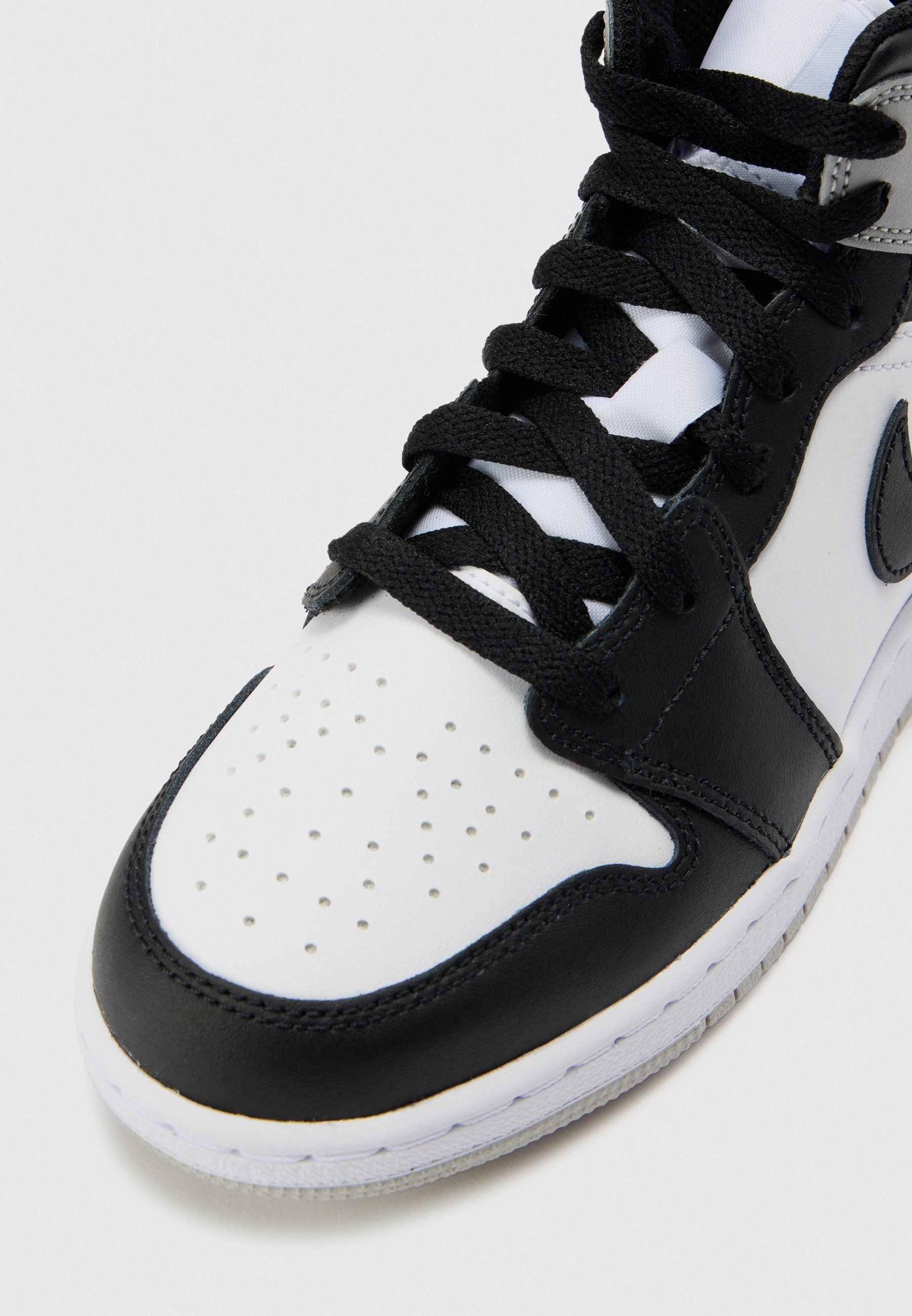 Jordan AIR JORDAN 1 UNISEX - Hoge sneakers - wit/zwart/rookgrijs
