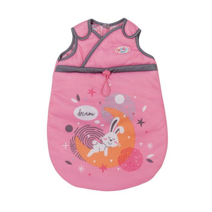 Babyslaapzak voor poppen - BABY BORN - Slaapaccessoire - Opvouwbaar - Roze - 38 cm - Geschikt voor kinderen vanaf 3 jaar