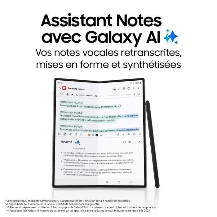 Smartphone Samsung Galaxy Z Fold6 rosa de 1 TB