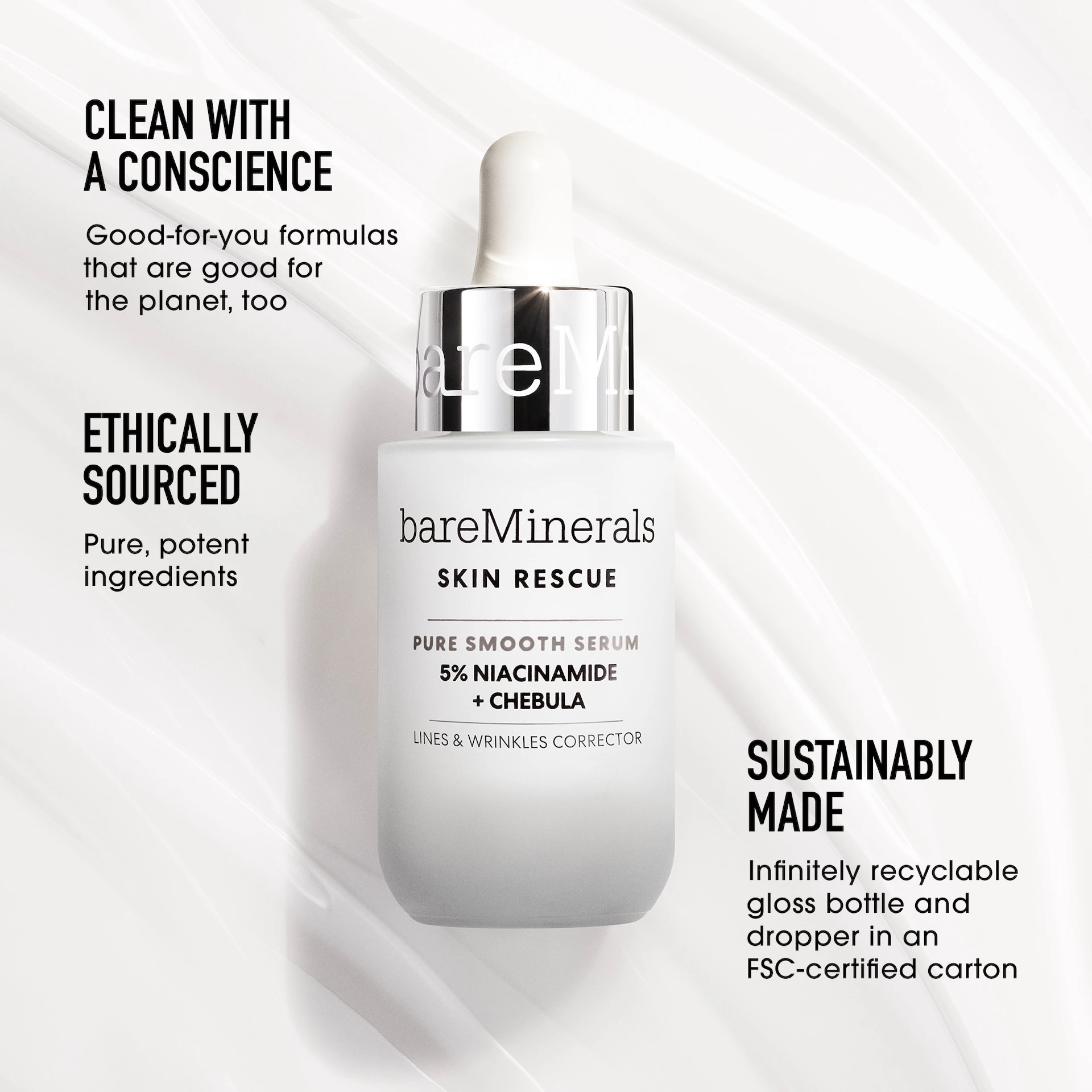 Ser de curățare Skin Rescue Pure Smooth 30 ml - bareMinerals
