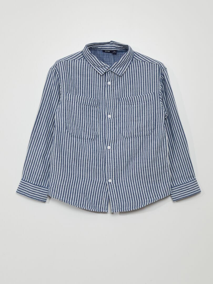 Camisa listrada - AZUL