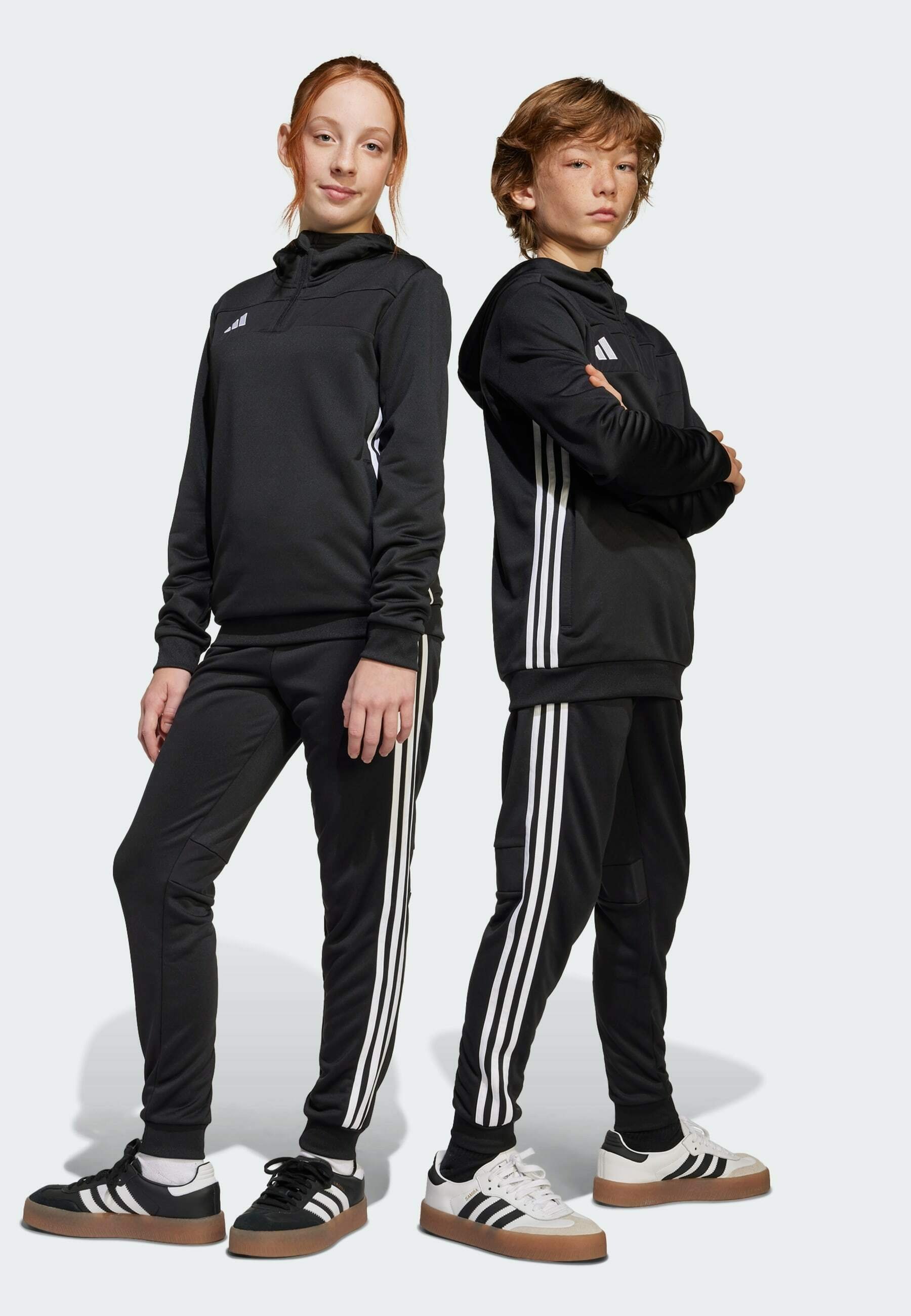 adidas Performance TIRO 25 ESSENTIALS KIDS - Trainingsbroek - zwart wit