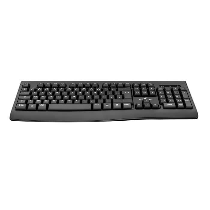 Set tastiera e mouse - BLUESTORK - PACCHETTO UFFICIO RICARICABILE - Wireless - Nero