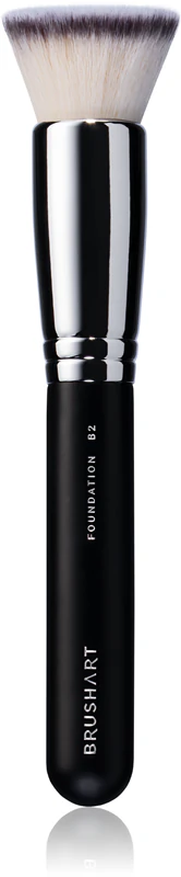 Pincel profissional para base BrushArt B2, pincel kabuki para base.