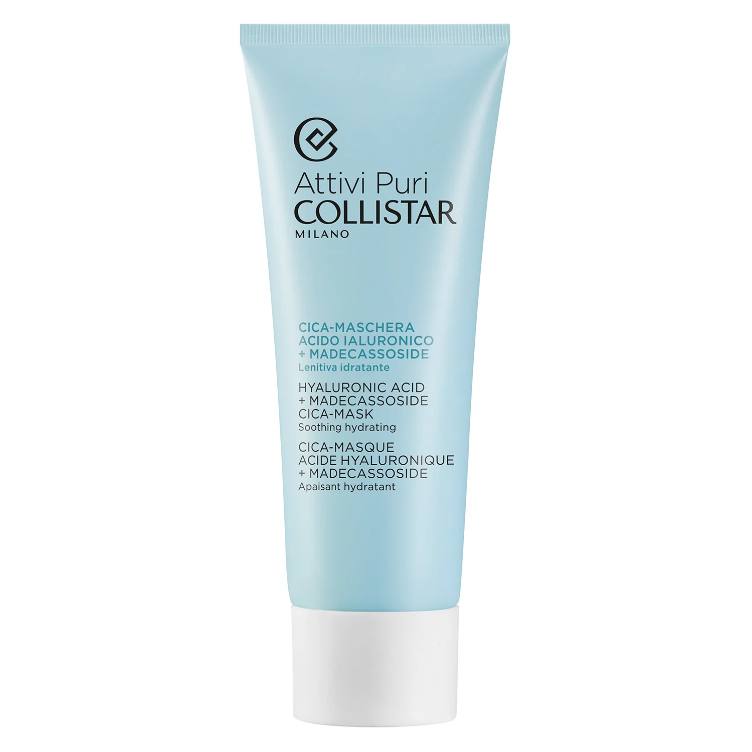 Attivi Puri Cica-Maschera Acido Ialuronico + Madecassoside - Maschera Idratante viso, Maschera Lenitiva viso