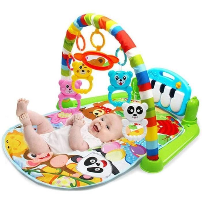 LUXS Muzikale Baby Speelmat - Met Piano en Speelbogen - Groen - ABS - 0 maanden tot 3 jaar