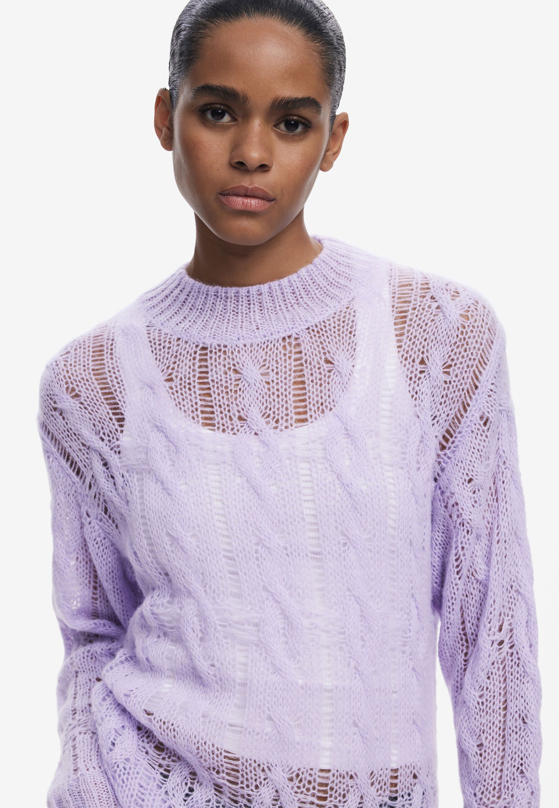 Pull Desigual - lilas
