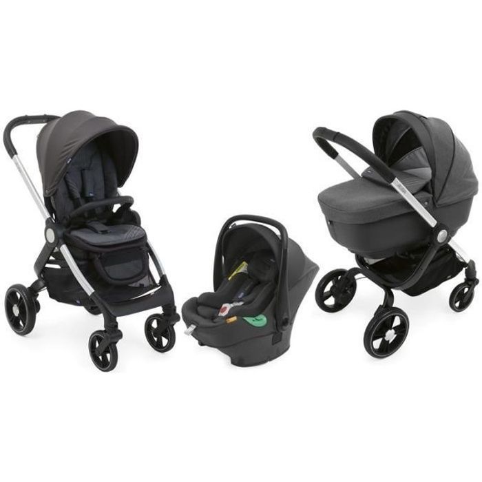 CHICCO - Alysia i-Size Trio Stroller Anthracite