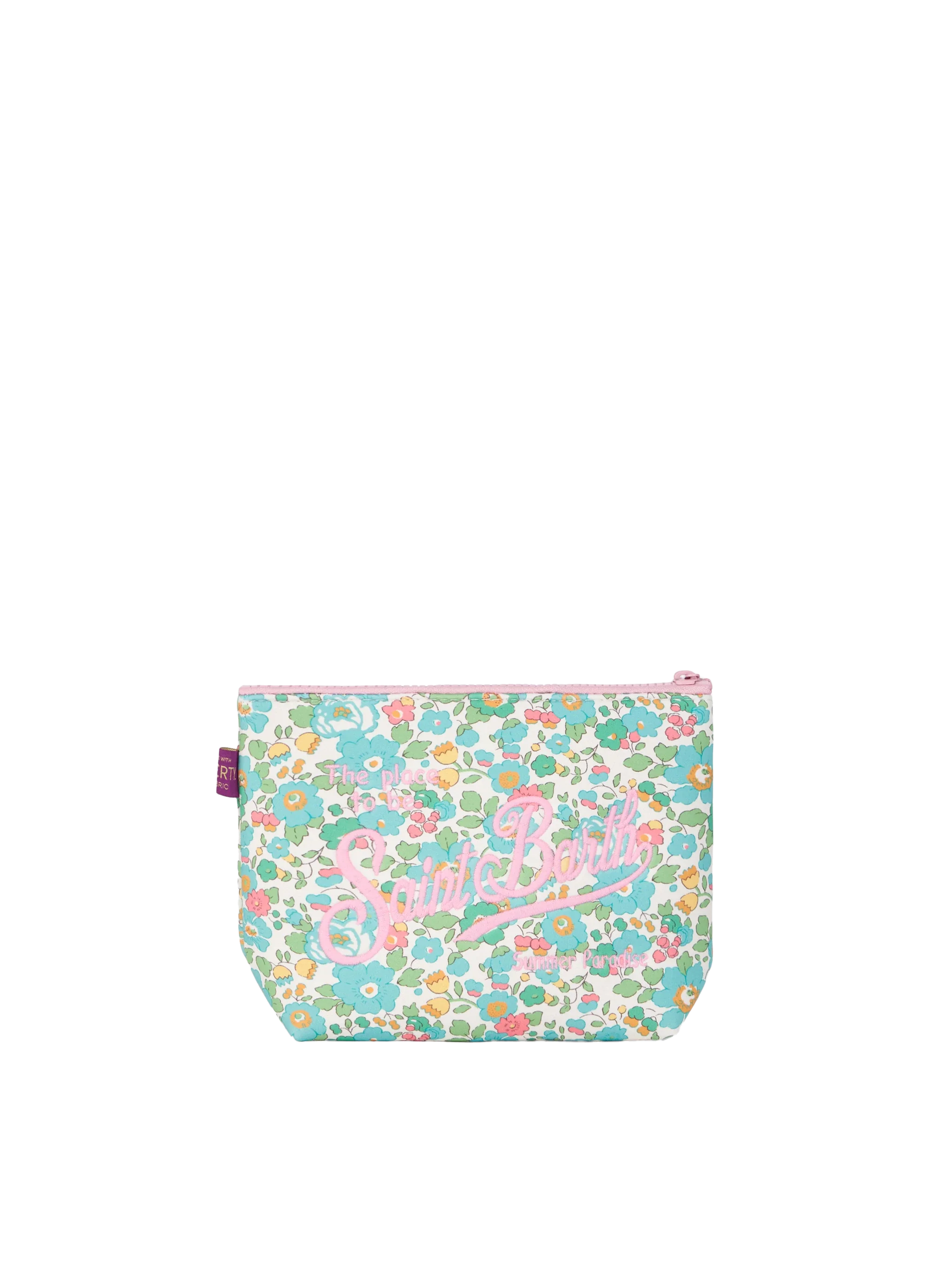 Pochette Aline in scuba con stampa Betsy | MADE WITH LIBERTY FABRIC
