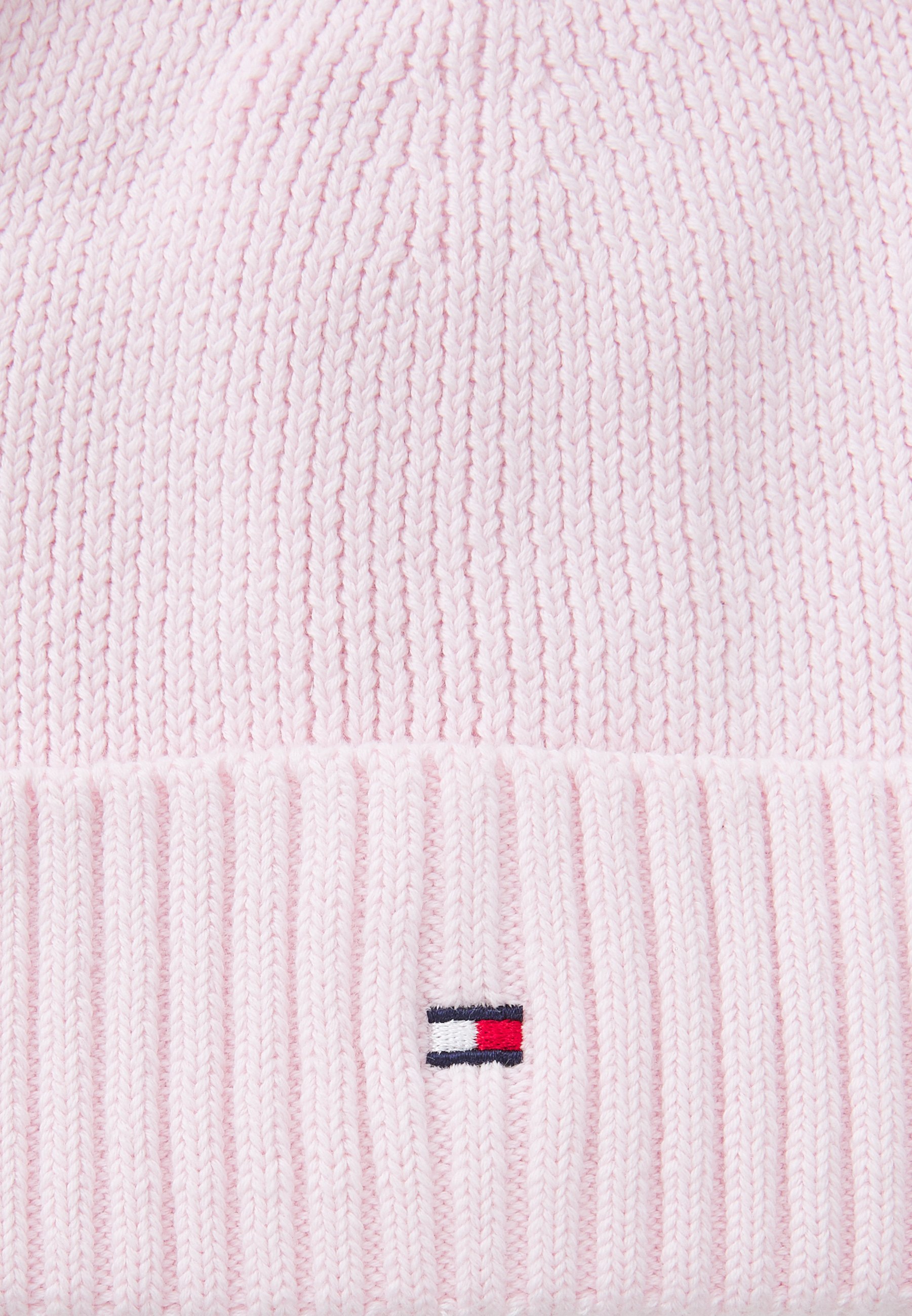 Tommy Hilfiger Small Flag Beanie Unisex - Muts - lichtroze