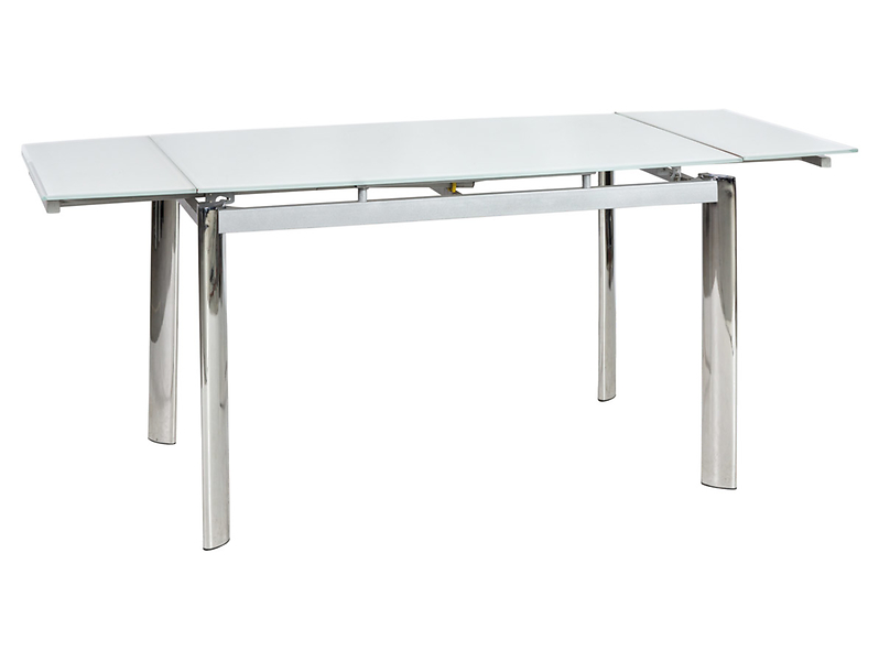 Stół rozkładany GD-020 120/180x80 szklany biały