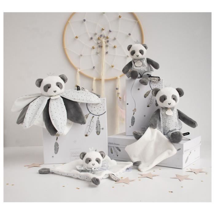 DOUDOU ET COMPAGNIE Atrapasueños - Marioneta Panda 20cm