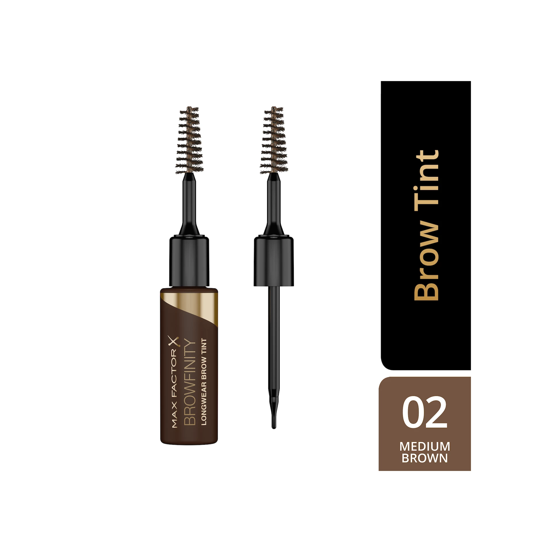 Browfinity Longwear szemöldökfesték 02 Közepes Barna - Max Factor