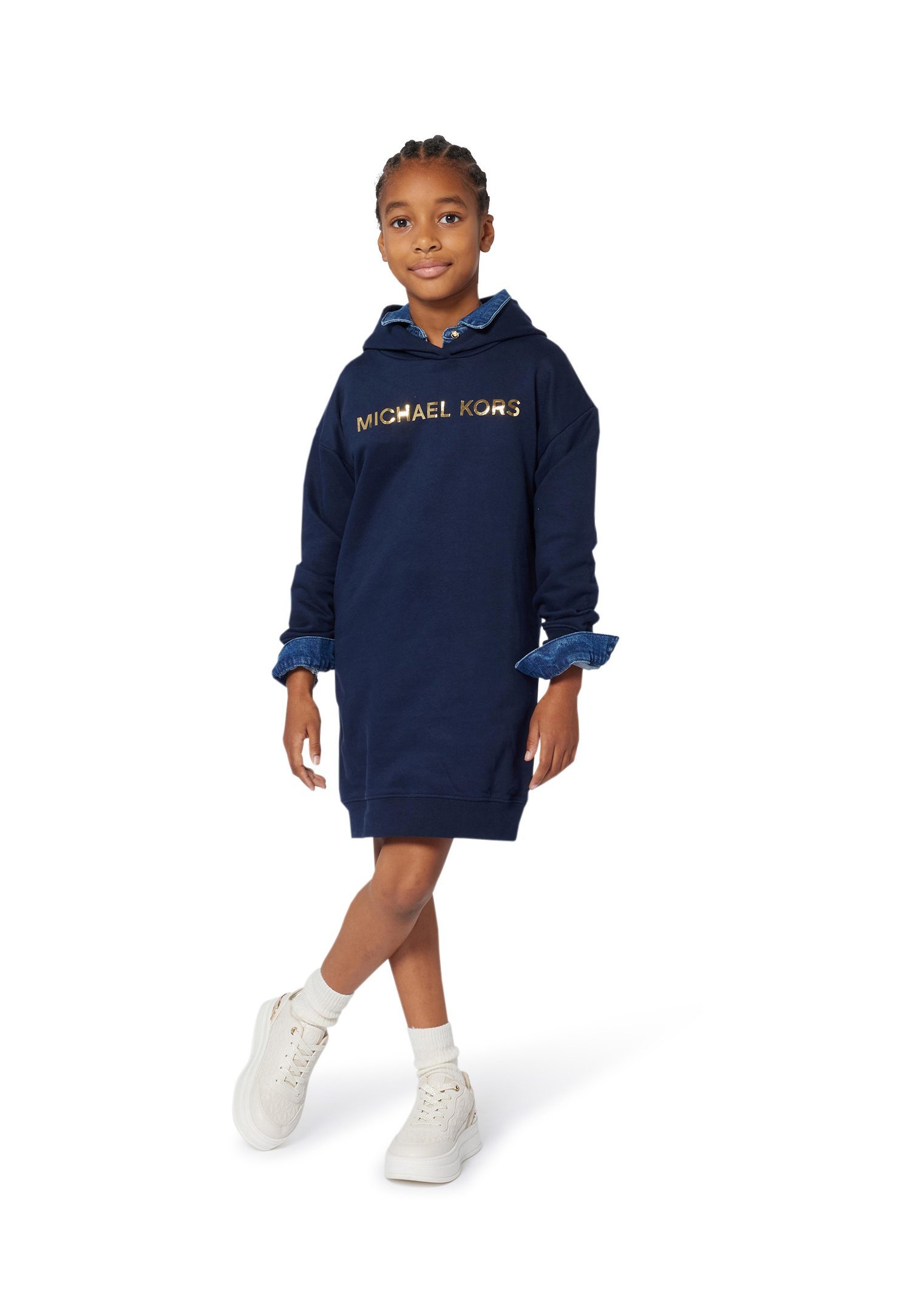 Michael Kors Kids HOODED - Dagjurk - marineblauw