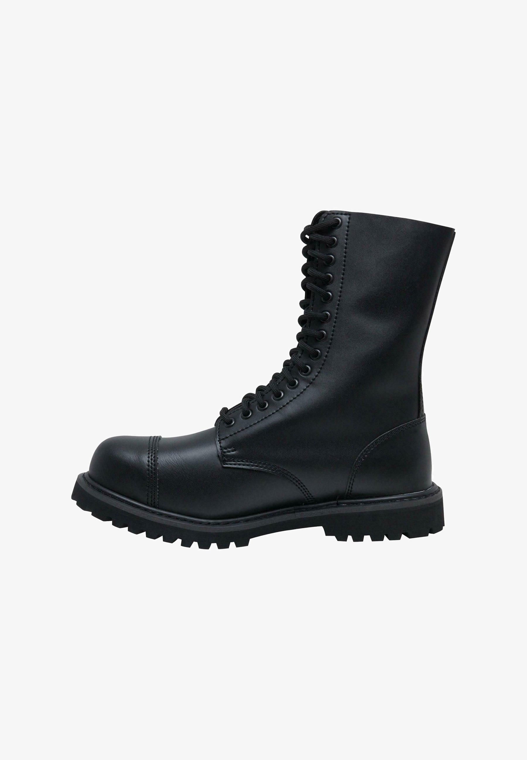 Brandit EYELET - Stivaletti stringati - neri