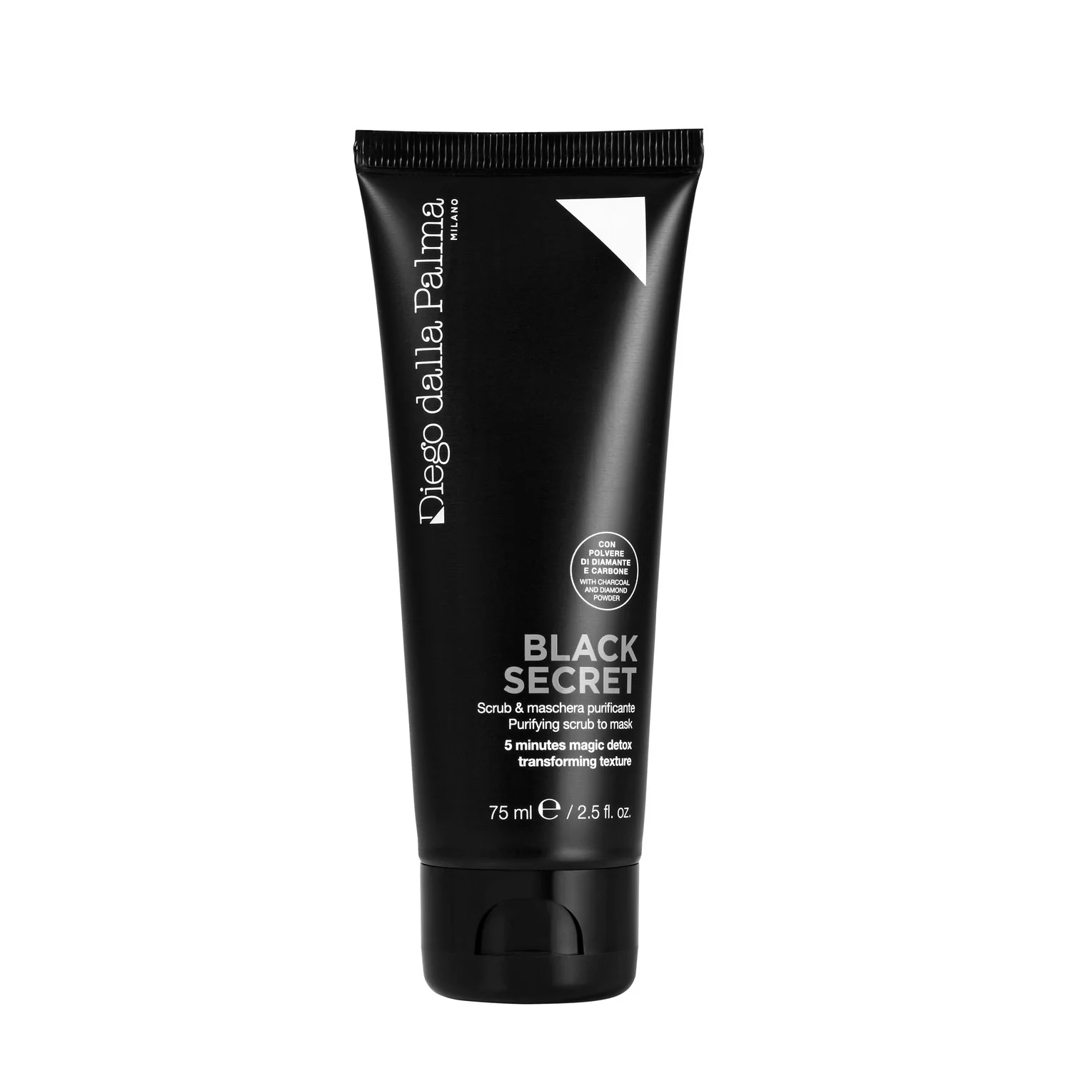 Black Secret Scrub & Maschera Purificante - Maschera Purificante viso, Esfoliante Purificante viso