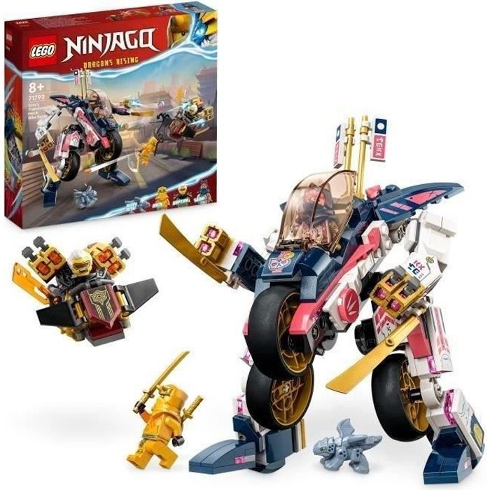 LEGO® NINJAGO 71792 Robot trasformabile di Sora, giocattolo ninja per bambini dagli 8 anni in su