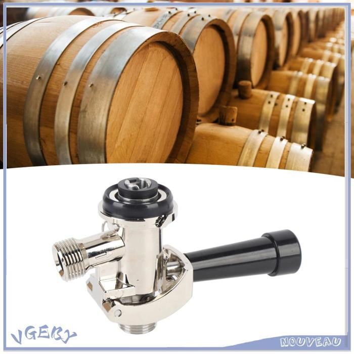 Acoplador para dispensador de cerveza, acoplador de barril de acero inoxidable, sistema de filtración eficiente para dispensador de cerveza.