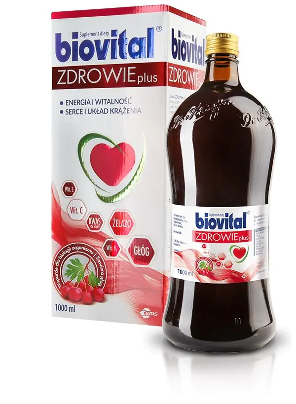 Biovital Zdrowie Plus, Suplement diety na wzmocnienie oragnizmu, Płyn