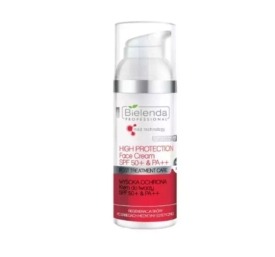 Bielenda Professional wysoka ochrona krem twarz SPF50  PA   50 ml