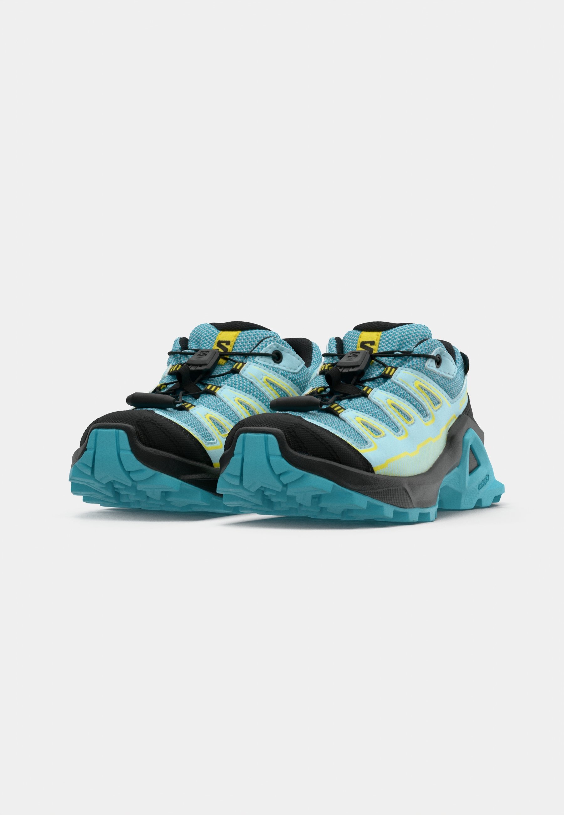 Salomon X ULTRA GTX UNISEXE - Chaussures de randonnée - bleu curaçao/turbulence/jaune iris