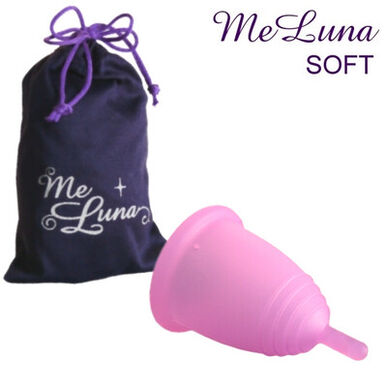 Me Luna Copo Menstrual Soft Haste Rosa M      1 un 1 un