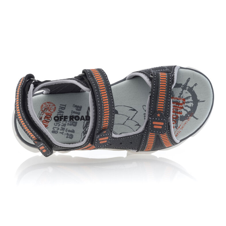 Blaue Jungen-Sandalen / Zehenfreie Schuhe