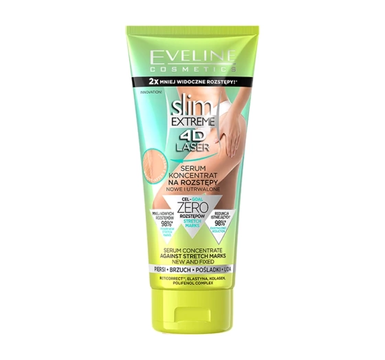 Eveline Cosmetics Slim Extreme 4D Laser serum koncentrat na rozstępy nowe i utrwalone 150 ml
