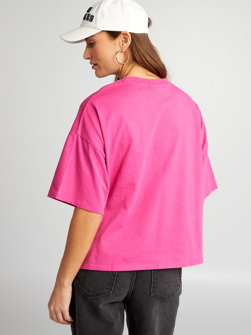 Camiseta de manga curta 'Minnie' - ROSA