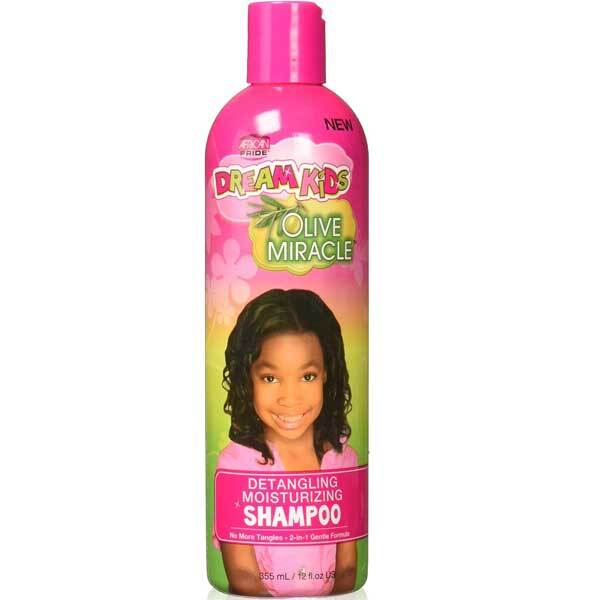 African Pride Dream Kids Olive Miracle kifésülést segítő sampon