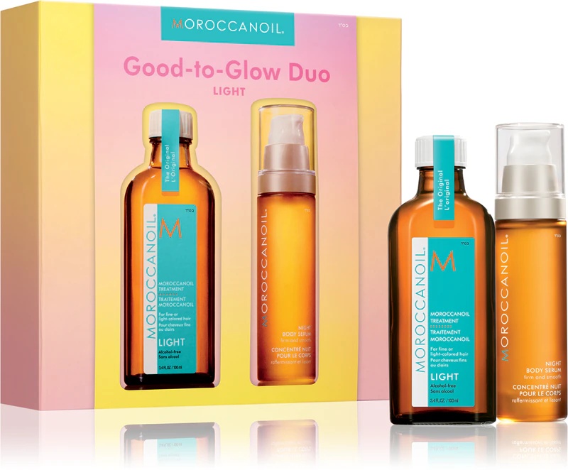 Moroccanoil Good-to-Glow Duo Light plaukų ir kūno rinkinys