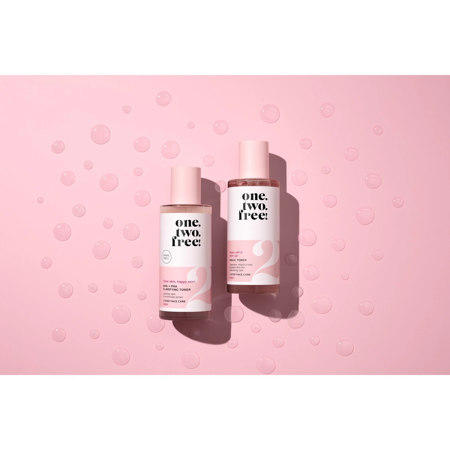 one.two.free! AHA + PHA Clarifying Toner