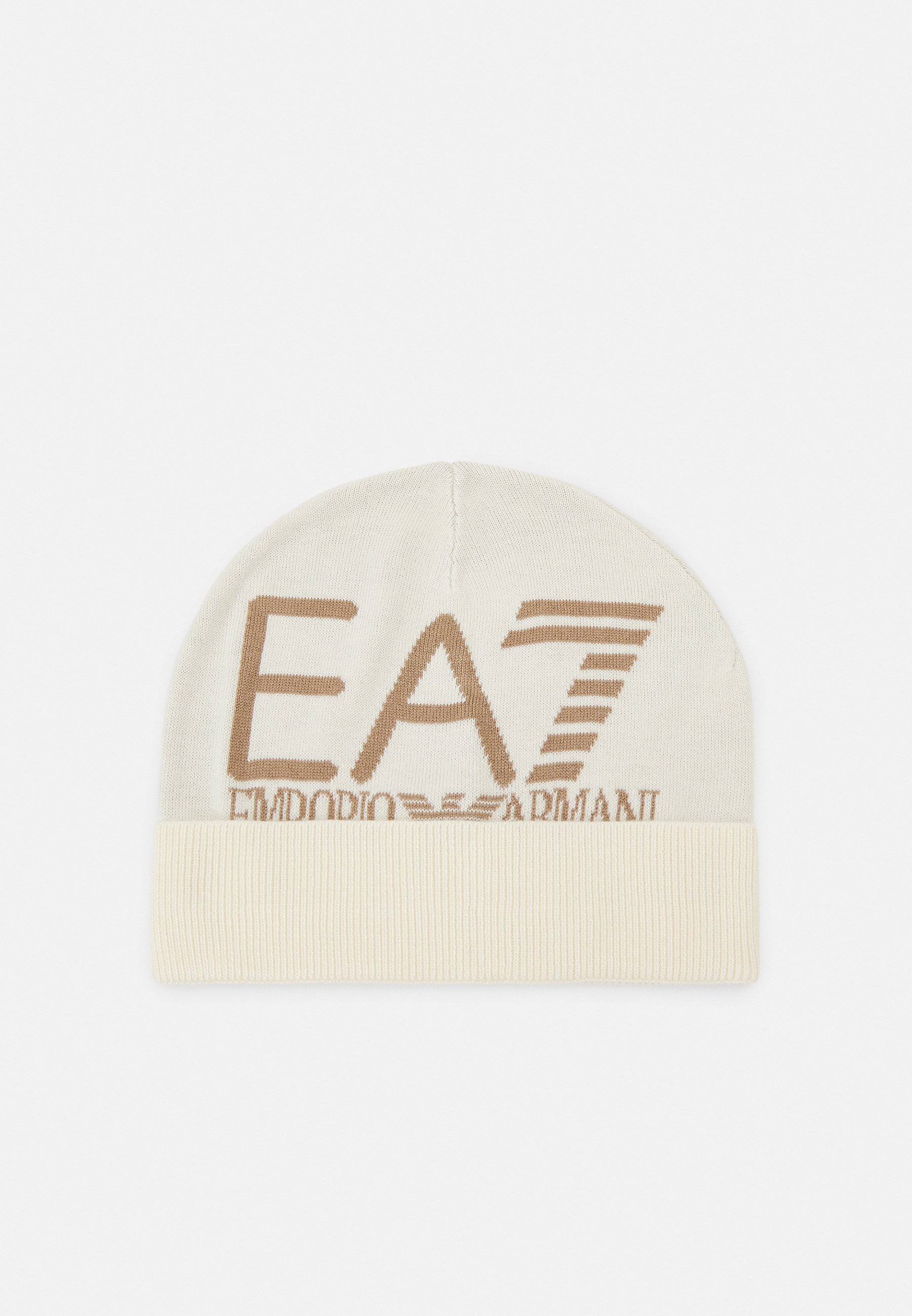 EA7 Emporio Armani MOUNTAIN VISIBILITY BEANIE UNISEX - Muts - wit grijs/portabella