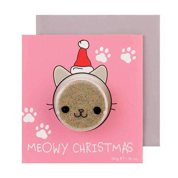 Koupelová bomba Bubble T Cosmetics 'Meowy Christmas' přání (50 g)