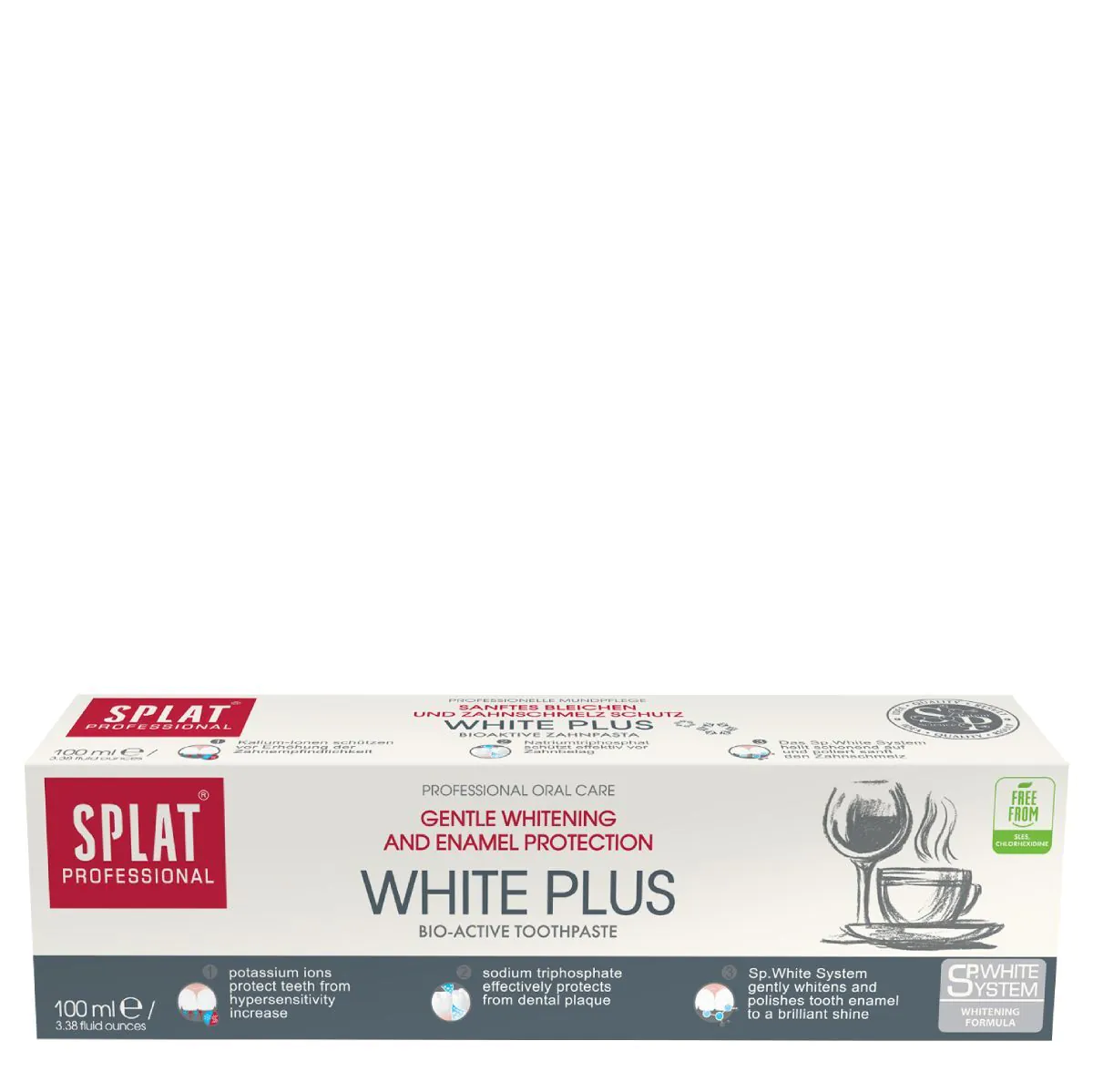 Splat Professional Pasta do zębów White Plus