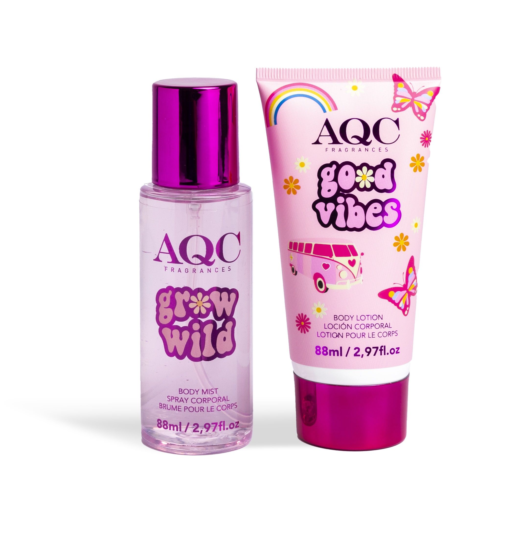 Pinky Flow Duo Pack: Trblietavá hmla a telové mlieko Telové mlieko a telové mlieka