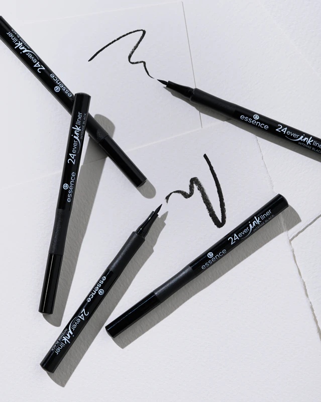 essence 24Ever Ink Liner acu zīmulis ar pisaku